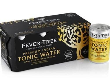 FEVER-TREE Fever Tree Premium Indian Tonic Water in Cans 8x150ml