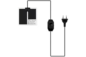 DAJASD Tapis Chauffant Reptile, 5W Tapis Chauffant pour Reptiles, Tapis Chauffant Terrarium, avec Contrôle De La Température, pour Reptiles -Tortue, Serpents, Lézards, Geckos, Araignées