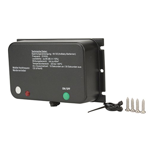 Unitec 41054 Mardervertreiber, Ultraschall, Batteriebetrieben - 2