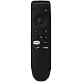 VOLTONIX Bluetooth Voice Command Remote for oneplus Android TV - one Plus TV Remote with Netflix, YouTube, Prime Video & Google Assistant Hot Keys
