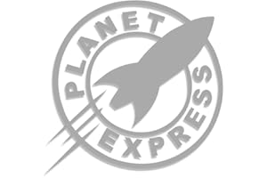 DECUS SHOP Decus Futurama Planet Express L 0153 (argentés) // Autocollant JDM Style Transfert de Vinyle
