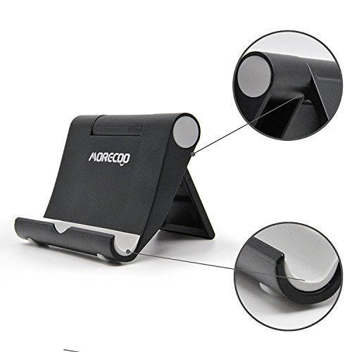 MORECOO 270°Multi-Winkel Ständer Tablet Tisch Handy Halterung, Schwarz - 2