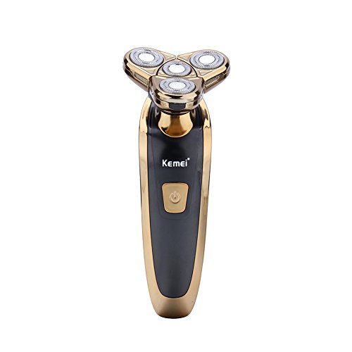 ZJchao 3 in 1 Rechargeable Cordless Comprehensive Floating Waterproof Shaver Electric Razor Beard Trimmer for Men