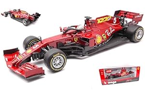 NEW FERRARI F1 SF1000 N.5 1000th TUSCANY GP 2020 SEBASTIAN VETTEL 1:18 - Burago - Formula 1 - Die Cast - Modellismo