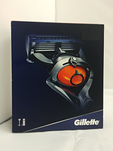 GILLETTE FUSION PROGLIDE FLEXBALL RAZOR + GILLETTE FUSION PROGLIDE SENSITIVE ACTIVE SPORT SHAVE GEL 170ml SET