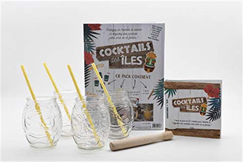 Download Coffret Cocktails des îles : Contient 1 livre, 4 verres fantaisies, 4 pailles, 1 pilon en bois Download Coffret Cocktails des îles : Contient 1 livre, 4 verres fantaisies, 4 pailles, 1 pilon en bois
