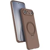 Tecno Spark Slim 5G Kılıf M-safe Şarj &Ouml;zellikli Standlı Samara Kapak (kahverengi)
