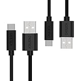USB Type C Cable, CHOETECH 2Pack (3.3ft*2) 56k ohm pull-up resistor USB C to USB A Cable for Galaxy Note 7, Nexus 6p, Nexus 5x, LG G5, Lumia 950xl/950, OnePlus 3, the new MacBook and Other Type-C Supported Devices