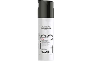 L'ORÉAL PROFESSIONNEL PARIS L'Oréal Professionnel, Spray de alta fijación para el pelo, Acabado brillante de aspecto natural, Fix Design, TECNIART, 200ml