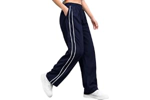 CHKOKKO Track Pants for Woman Workout Botton Wear Relaxed Fit Lightweight Quick Dry Sports Trousers for Woman Stylish Gym, Yoga and Travel Casual Lower