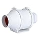 Produktbild SZ5CGJMY ® 4 "2 speed high flow 100mm Mischströmung Inline Kanalventilator hydroponischen system Reinem kupfer outer roter AC motor für Hydrokultur Wachsen Zimmer Zelt Bad Küche