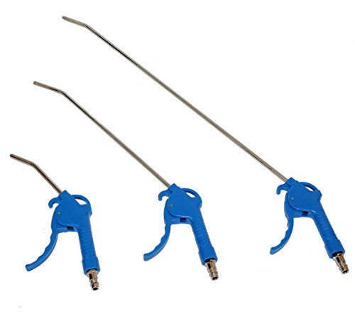 Druckluftpistole Ausblaspistole Reinigungspistole Druckluft Pistolen Set 3tlg.