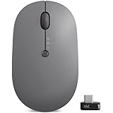 Lenovo GY51C21211, Go - Mouse wireless multi-dispositivo, colore: Grigio tempesta