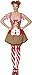 Produktbild Smiffys, Damen Lebkuchen Kostüm, Kleid mit angesetzter Schürze, Größe: M, 23053