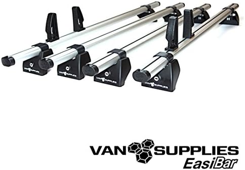 Van Supplies VW Crafter/MAN TGE 4x EasiBar Van Roof Bar System Rack Bars Inc Load Stops