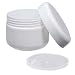 12 Pcs 50G Empty Clear Plastic DIY Homemade Travel Lip Balm Cosmetic Cream Pasty Fluid Packing Jar Tin Box Container White