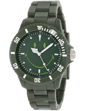 Smiley Happy Time Unisex-Armbanduhr Analog grün WGS-UDGV01
