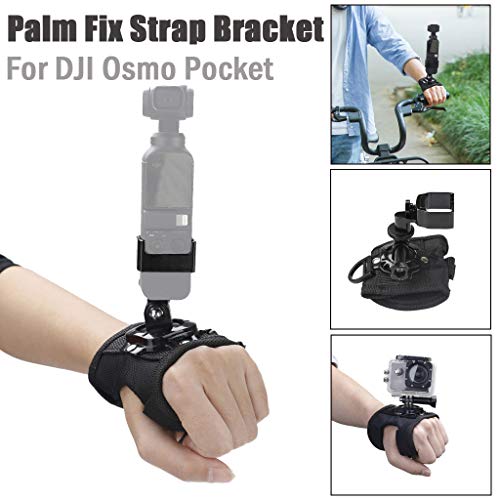 Preisvergleich Produktbild AmaSells DJI Osmo Pocket Kamera Zubehör Standfuß Multifunktionshalterung Palme Gurt Fixieren Handfläche Erweiterungshalterung Befestigungsgurt für DJI Osmo Pocket (A)