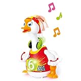Wishtime Toddler Goose Animal Play Toys-can Dancer/walking Action/hold Neck and Struggling/special Music of 3 Hip-hop Styles (Colour May Vary)