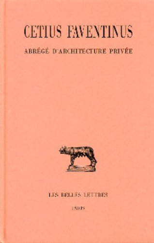 Abrégé d'architecture privée