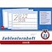 Produktbild 10 x Brunnen Zahlenlernheft A4 quer Lineatur ZL 16 Blatt