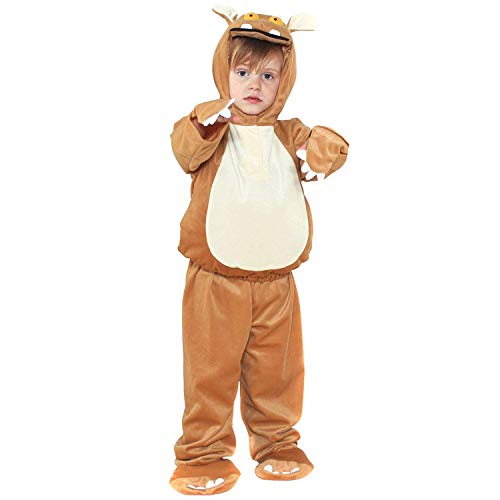 VMC Accessories Costume Childs: Gruffalo Child 2PC Top con Capucha y Pantalones W Fleet (3-5 años)