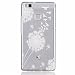 Produktbild MUTOUREN Handyhülle für Huawei P9 Lite TPU Silikon Case Cover Durchsichtig Schutzhülle Tasche Etui Bumper Ultradünne Weich Kratzfeste Soßdämpfende Silikontasche Hülle Weiß - Löwenzahn