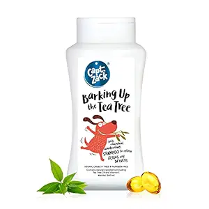 Captain Zack Barking Up The Tea Tree Dog Shampoo 200 ml | Pack of 1 | Paraben Free, No Artificial Fragrance, Cruelty-Free