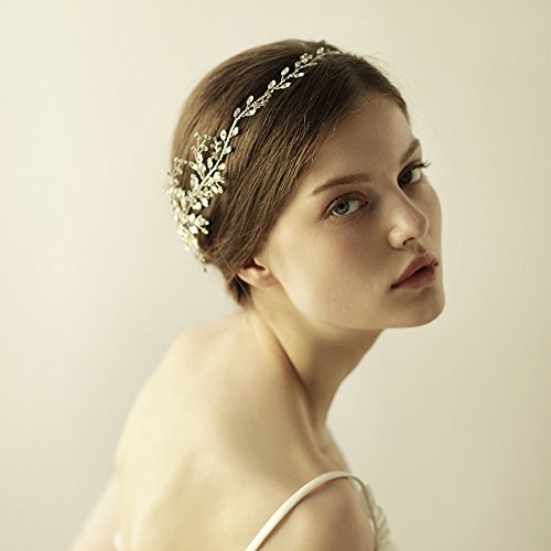 Diadema de plata y cristal