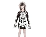 Disfraz de esqueleto para niña WIDMANN, vestido