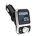 Produktbild Bluetooth FM Transmitter Threecat® Auto MP3-Player Auto Radio USB-Blitz-Antrieb AUX Eingang Ausgang 3,5 mm Audio Port 1,44 Zoll LCD-Anzeige Hände frei