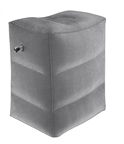 inflatable footstool for flying