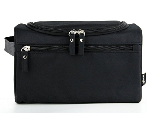 Hochwertiger Premium Kulturbeutel zum Aufhängen | Große Kulturtasche | Hanging Toiletrybag for Men/Women | Unisex | schwarz | Necessaire für die Reise | Die ultra-leichte Waschtasche für deinen Urlaub - 5