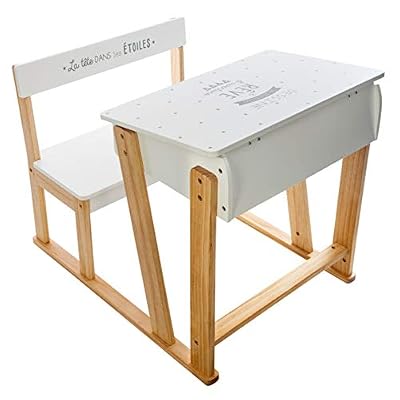 Atmosphera Bureau pupitre écolier avec Son Banc pour Chambre d'enfant