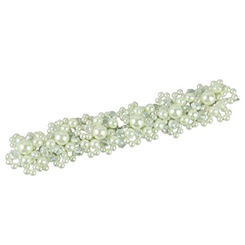 Tonsee Weiße Imitation Perle Kristall Braut Kopfschmuck Hochzeit Kleid Accessoires Braut Haarschmuck - 3
