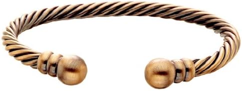 Copper Cuff Antique Style Magnetic Bracelet