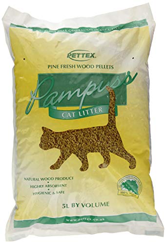 Pampuss lettiera per gatti a base di legno