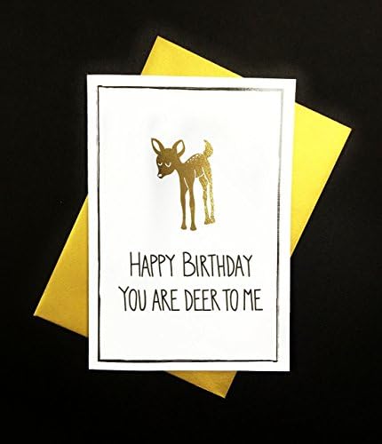 You Are Deer To Me - A6 Birthday Card