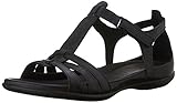 Größe: 38 Ecco ECCO FLASH, Damen Knöchelriemchen Sandalen, Schwarz (BLACK/BLACK53859), 39 EU (6 Damen UK)