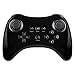 Produktbild Wii U Pro Controller, PROUS XW01 Wireless Joystick Gamepad Joypad Schwarz für Wii U + USB Kabel Ladekabel