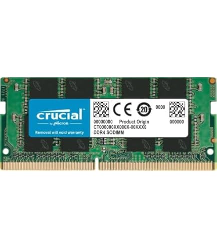 Lexar 16GB DDR4 SODIMM RAM 3200MT/s CL22 260-Pin Laptop Memory