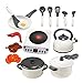 Produktbild ETbotu Kinder Cooker,Simulation Geschirr Pretend-Spiel White Pot Small Tableware Toy Set White Pot Set mit 14 Sets + Induktionsherd