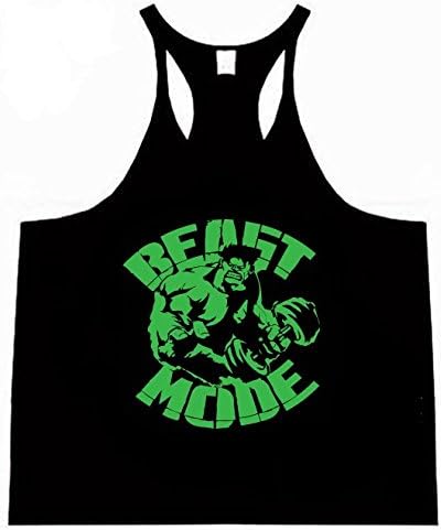 New Beast Mode Dumbbell Curl Stringer/Racerback Vest (M)