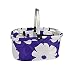 Produktbild SSDM Woven Shopper Retro Picknick-Tasche Party Geschenk Tragetaschen Rainbow Picknick-Tasche Faltender Einkaufskorb,Purple