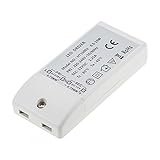 15W convertidor del regulador del bulbo de la luz del LED transformador convertidor fuente de alimentación constante del voltaje, 9.1 × 4.1 × 1.9 cm.