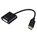 Produktbild Zerama Schwarz Display Port DP Stecker auf DVI Buchse Konverter Video-Adapter-Energien-Kabel f¨¹r PC