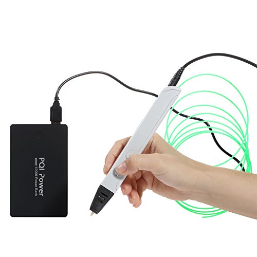 NexGadget Intelligent 3D Stift, Freihand 3D Zeichnungen, 3D Druck Feder Kompatibel mit PLA/ABS Filament + 3 Free 1.75mm Glühfaden Refills, Printing Pen - 2