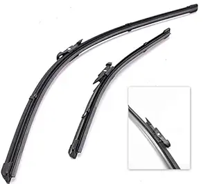 GOPINATH AUTOLINK CAR WIPER BLADE COMPATIBLE WITH PUNTO/LINEA 26''/15'' SET OF 2PCS