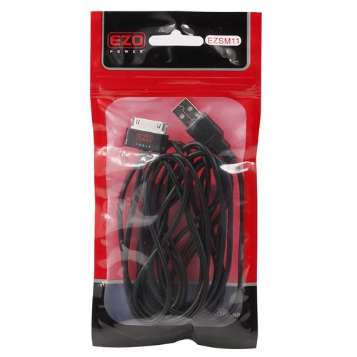 EZOPower 30 Pin USB Kabel Datenkabel und Ladekabel für Samsung Galaxy Tab 1/2 10.1 /Tab 2 7.0 /Note 10.1 in – 3M/ schwarz - 3