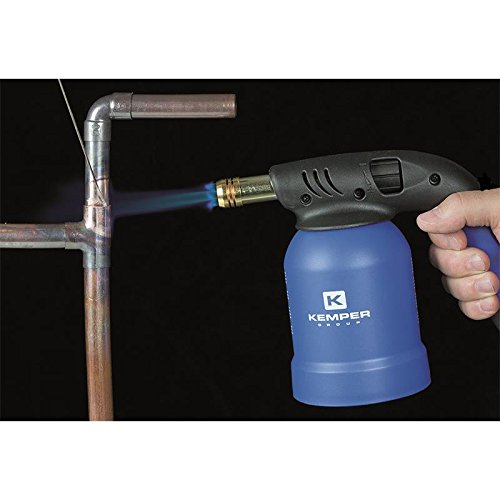 Kemper Lötlampe Lötbrenner Bunsenbrenner inkl. 4 x Gas Kartuschen - 6